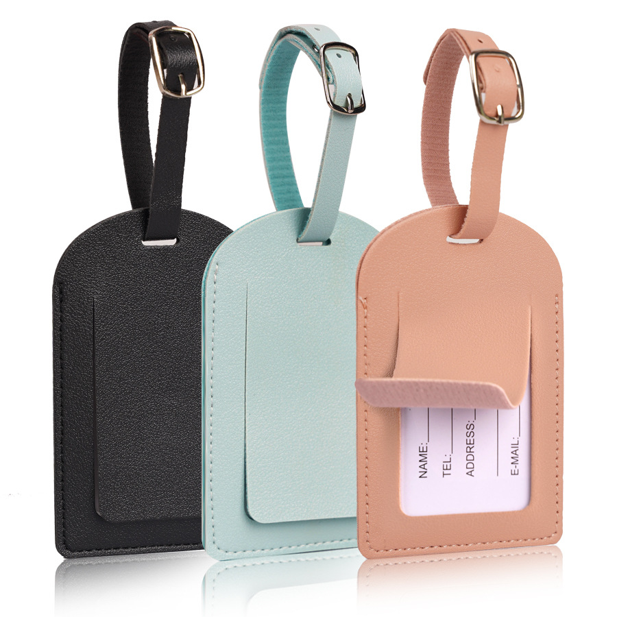 Travel Accessories List - Dames Heren Bagagelabels PU-leer Reisaccessoires Koffer