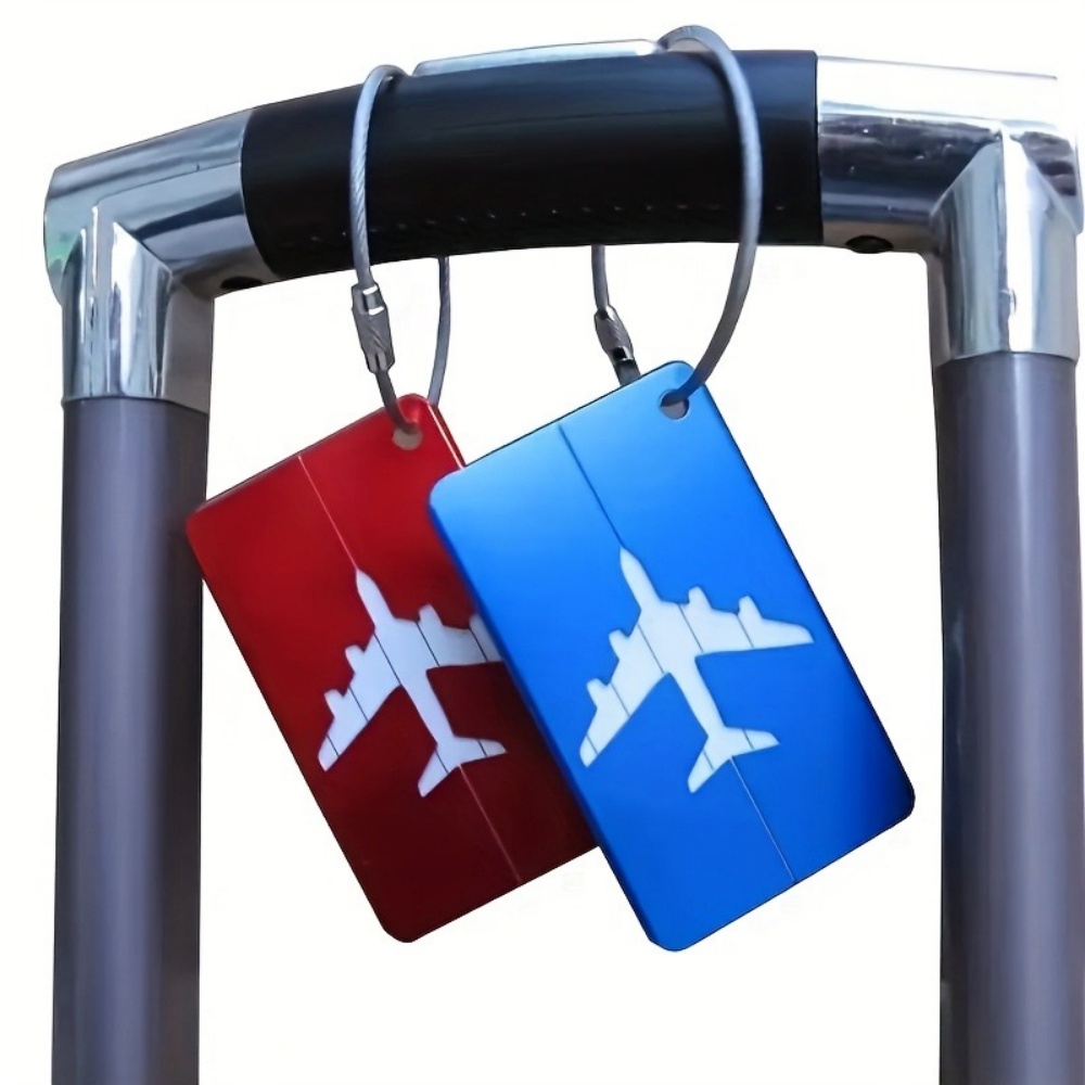 Travel Accessories List - Premium aluminium reiskofferlabel Duurzame bagageidentificatie met