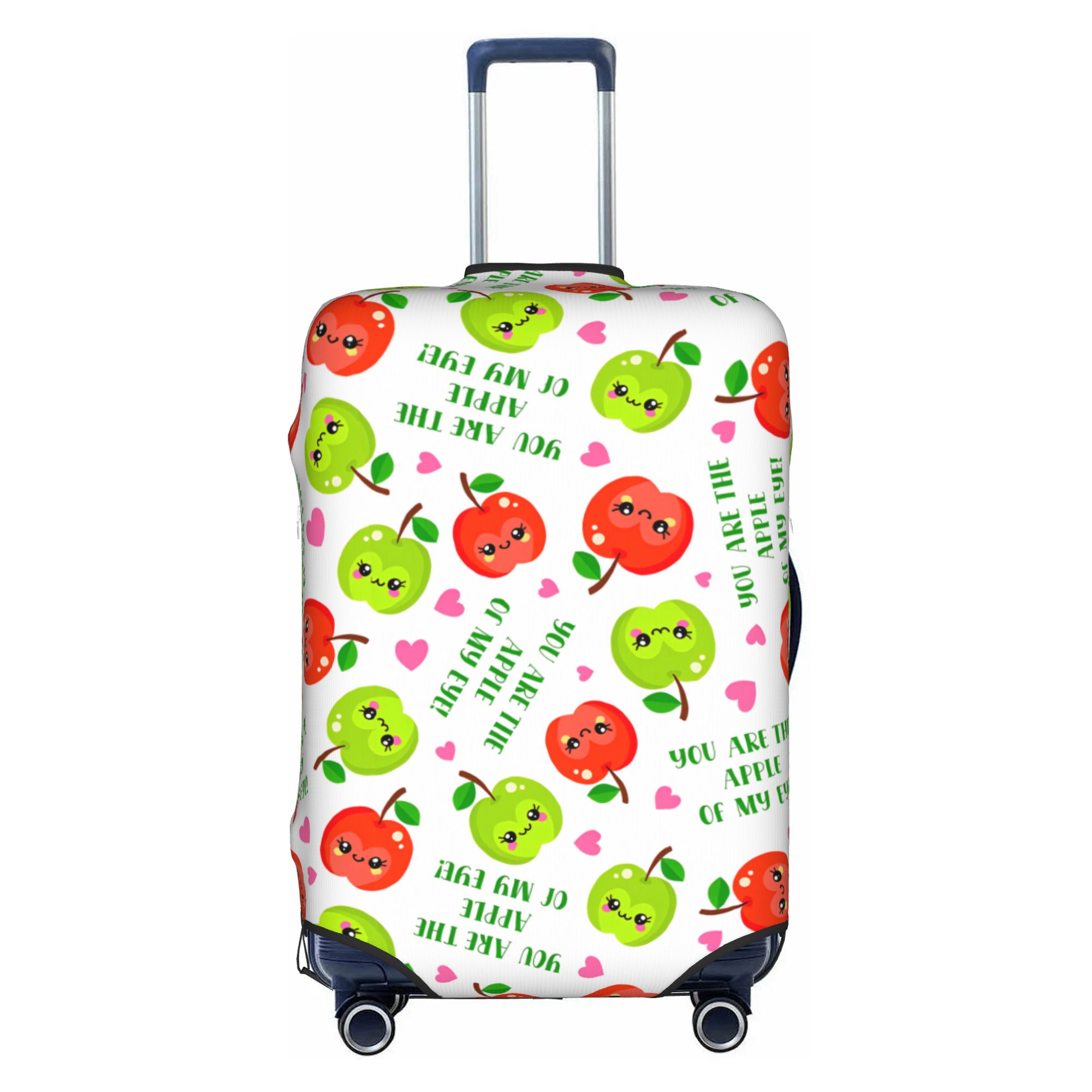 Travel Accessories Apple - Kawaii Apple Cute Faces Bagagehoes Mode