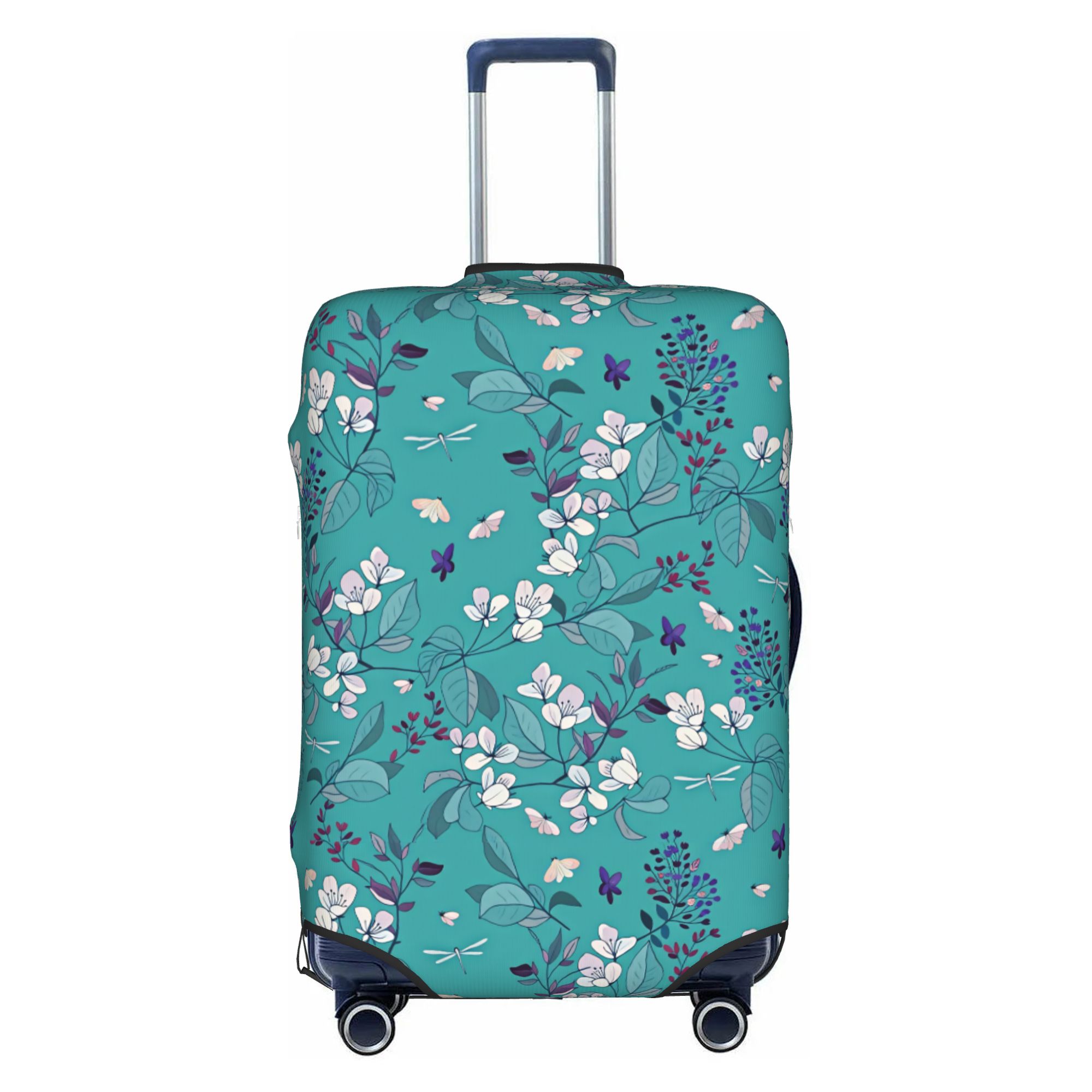 Travel Accessories Apple - Kersenbloesem Paarse Lila's Bagagehoes Elastisch Witte