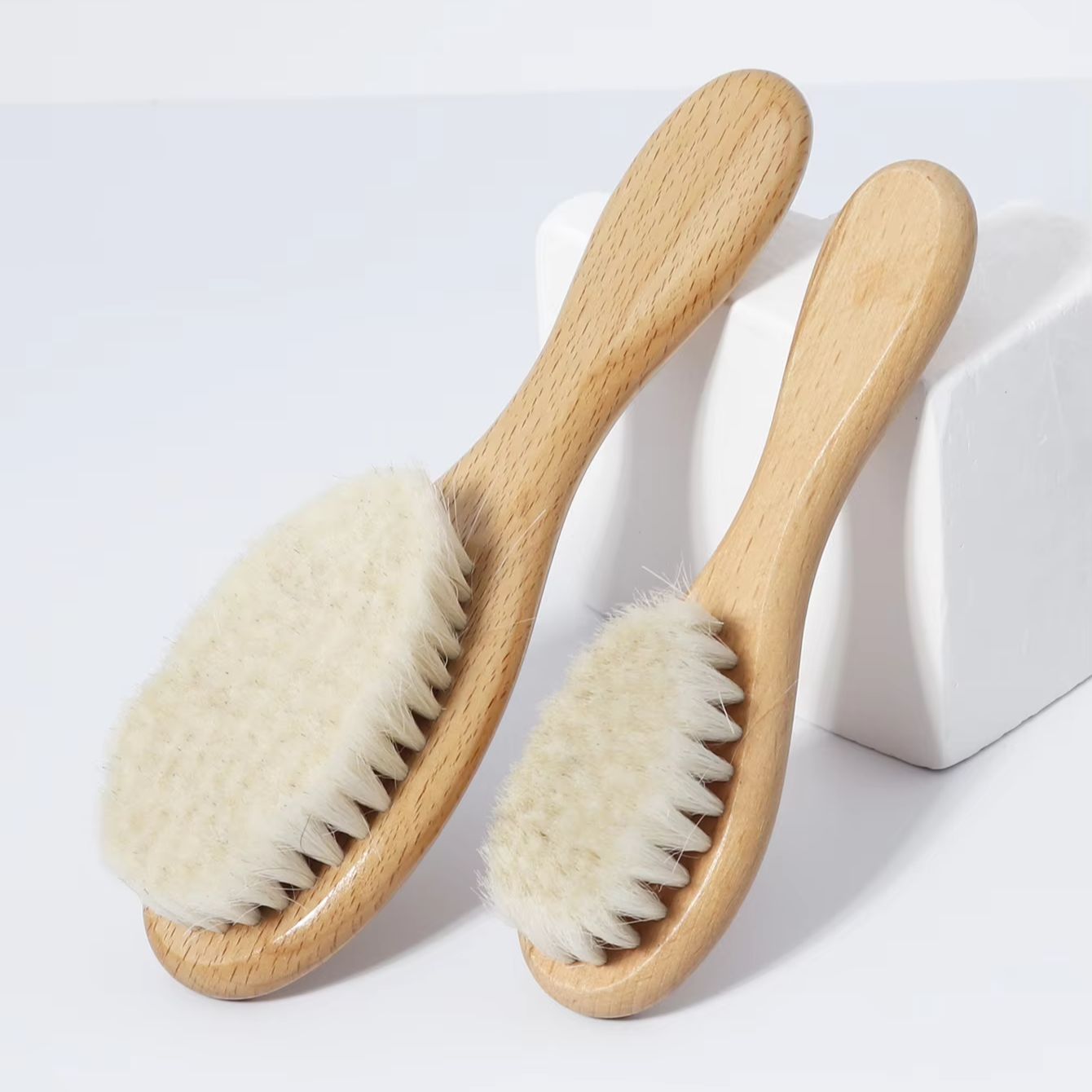 Travel Accessories Essentials - Houten borstel van ultrazacht geitenhaar met