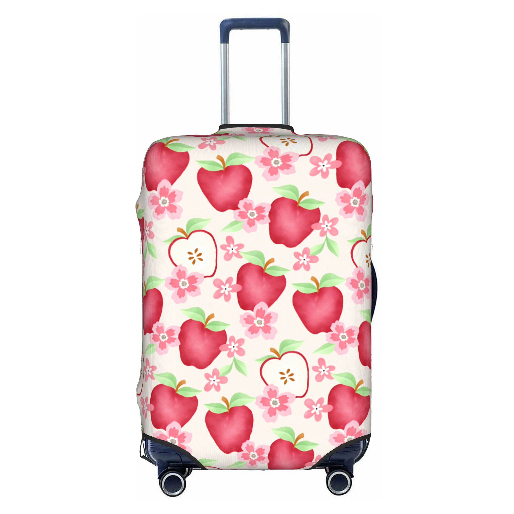Travel Accessories Apple - Aquarel roze appelbloemen bagagehoesbeschermer mode naadloos