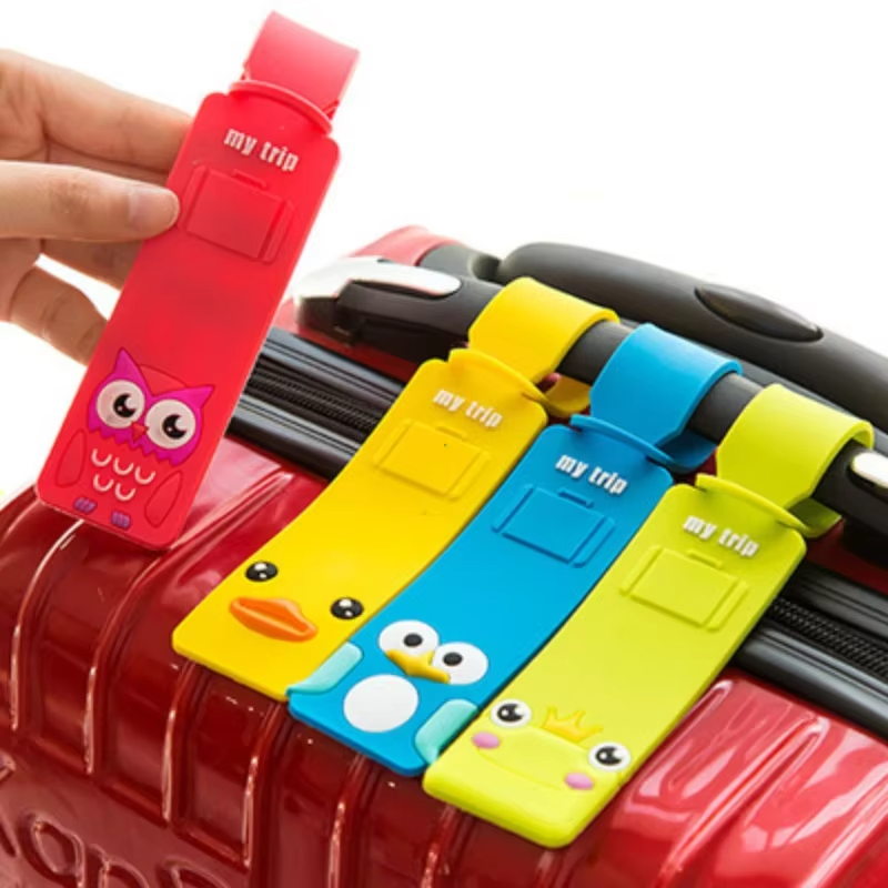 Travel Accessories List - 5 stuks mooie siliconen bagagelabel instapkaart