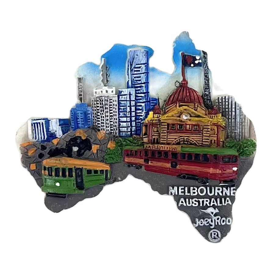 Travel Accessories Melbourne - Australië Koelkast Magneet Souvenir Melbourne Reizen