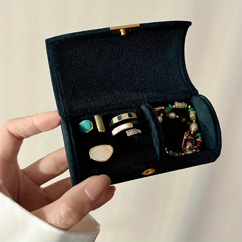 Travel Jewellery & Accessories Organiser - Luxe fluwelen sieradendoos voor dames –