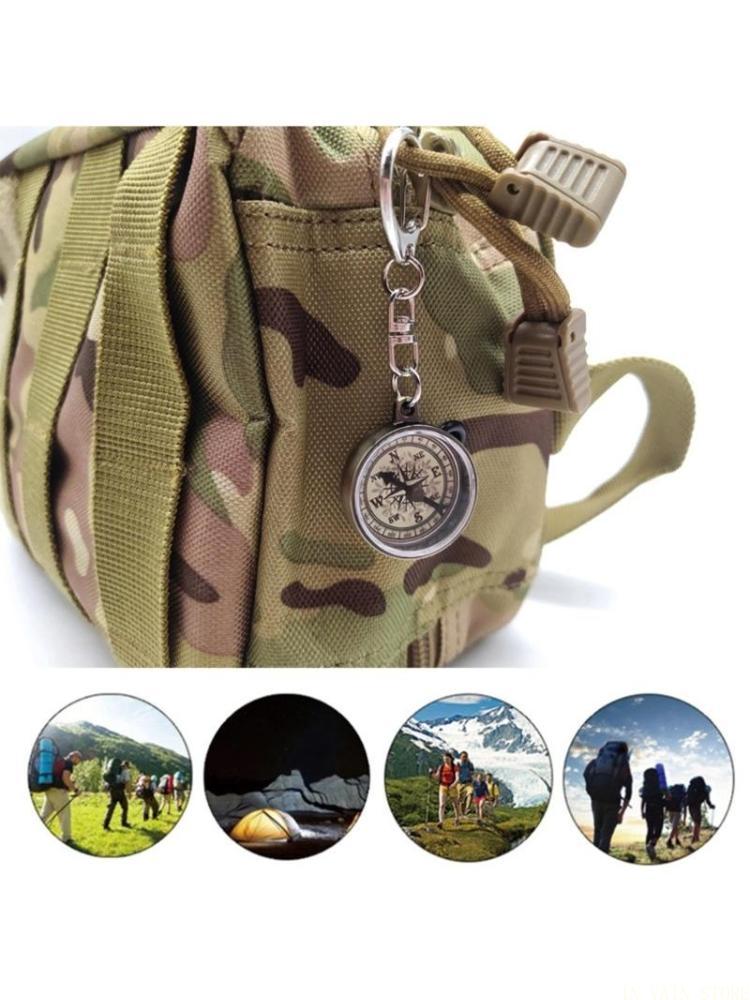Travel Accessories Guide - M5TC Kompashanger Backpacken Survival Sleutelhanger Kompas
