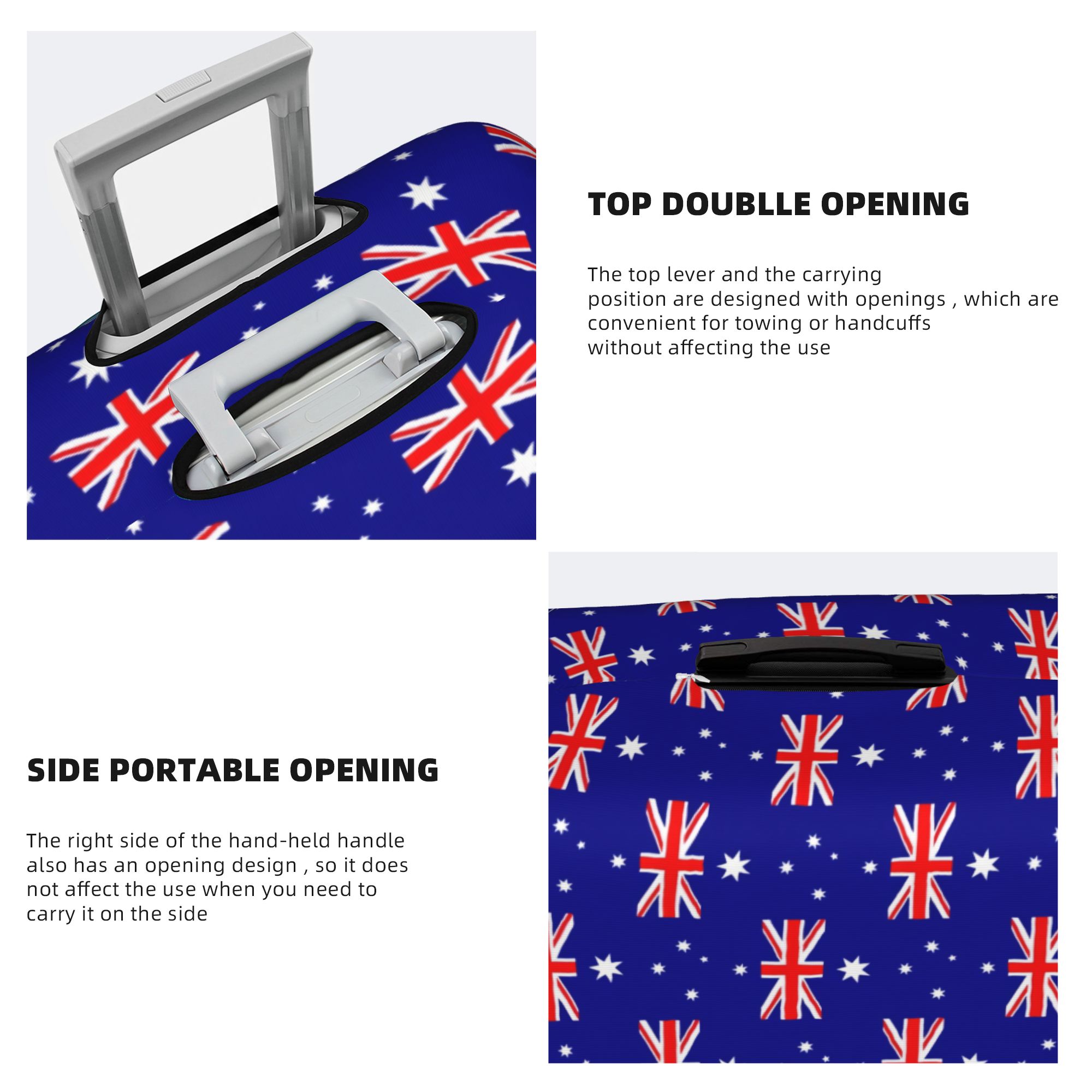 Australische vlag Bagagehoes M - Travel Accessories Australia recensie en prijs