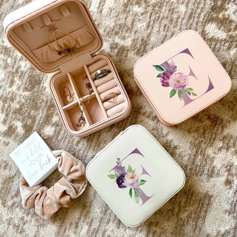 Paarse letters sieradendoos hu - Travel Jewellery & Accessories Organiser recensie en prijs
