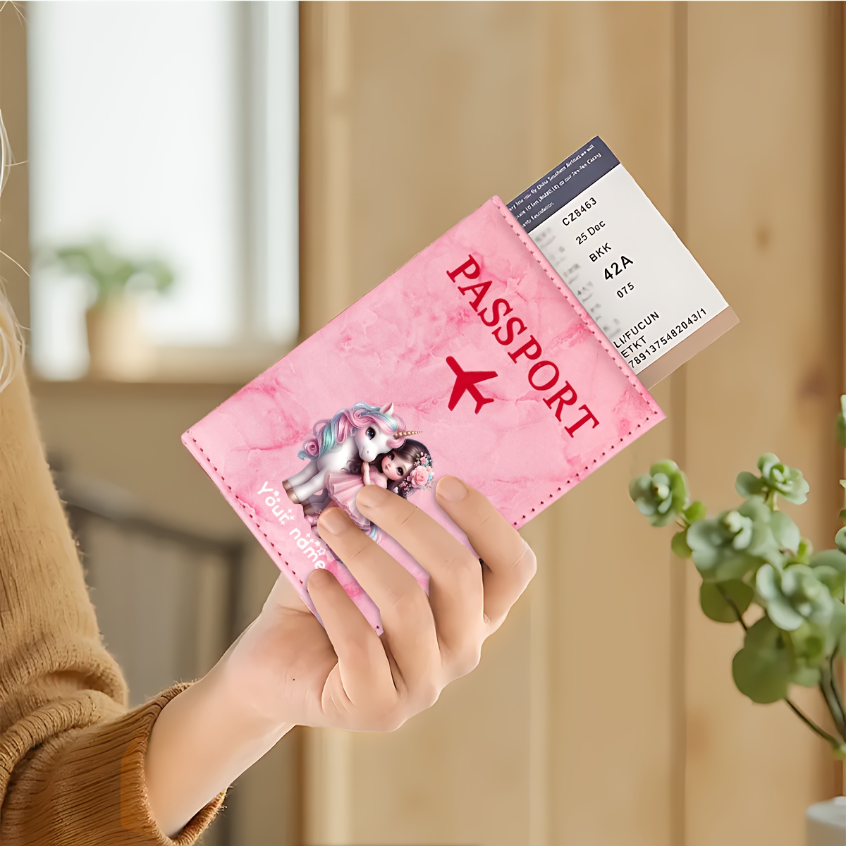 Unicorn Girl-patroon PU-paspoo - Travel Accessories And Gadgets recensie en prijs