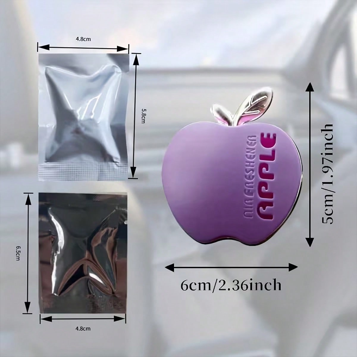 5 geurstukjes + 1 appelvormige - Travel Accessories Apple recensie en prijs