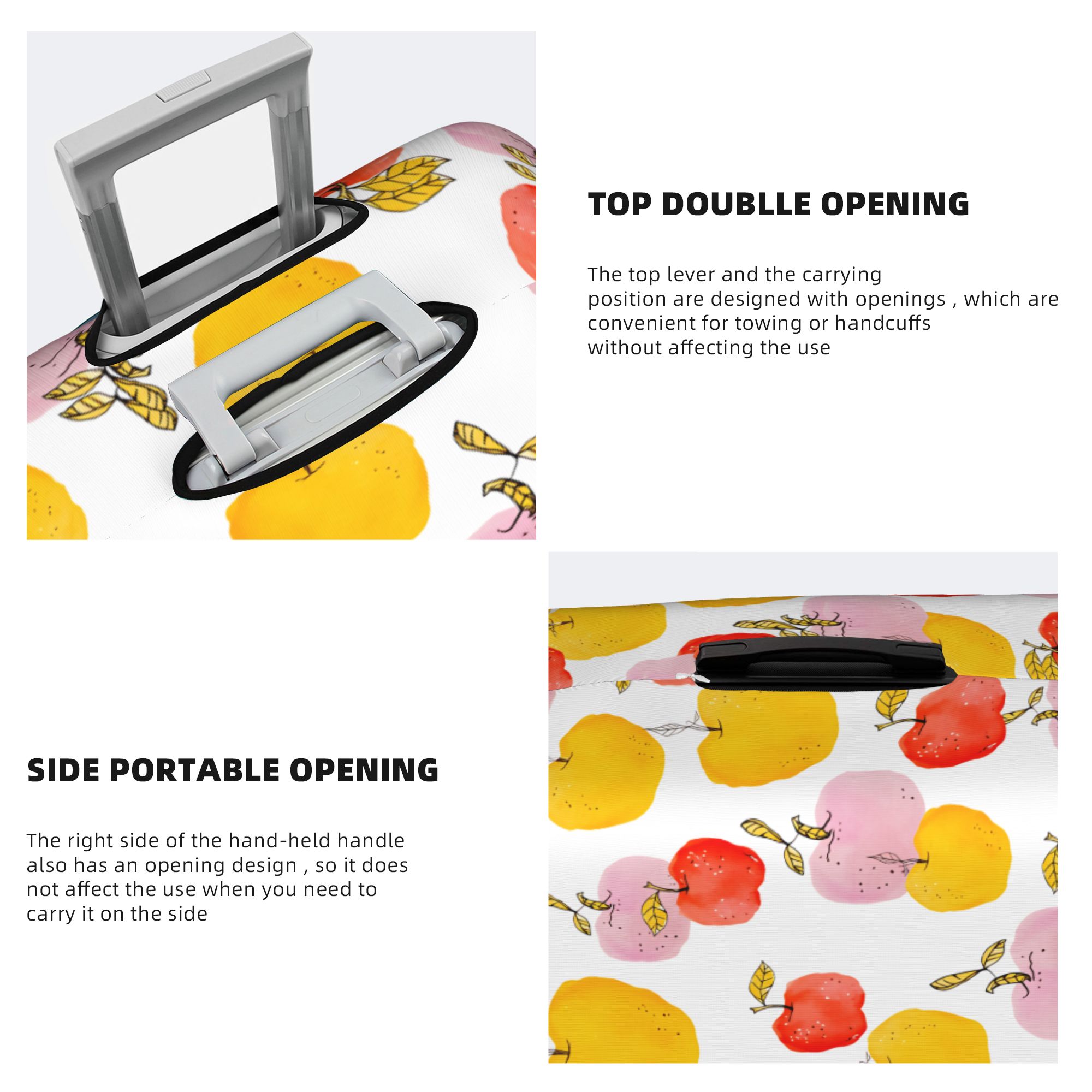 Aquarel Appel Fruit Bagagehoes - Travel Accessories Apple recensie en prijs