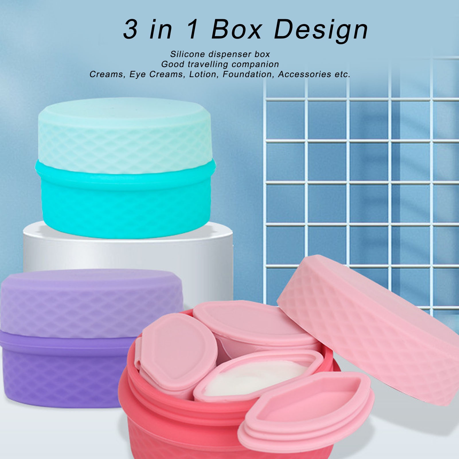 Siliconen make-up dispenser, s - Travel Jewellery & Accessories Organiser recensie en prijs
