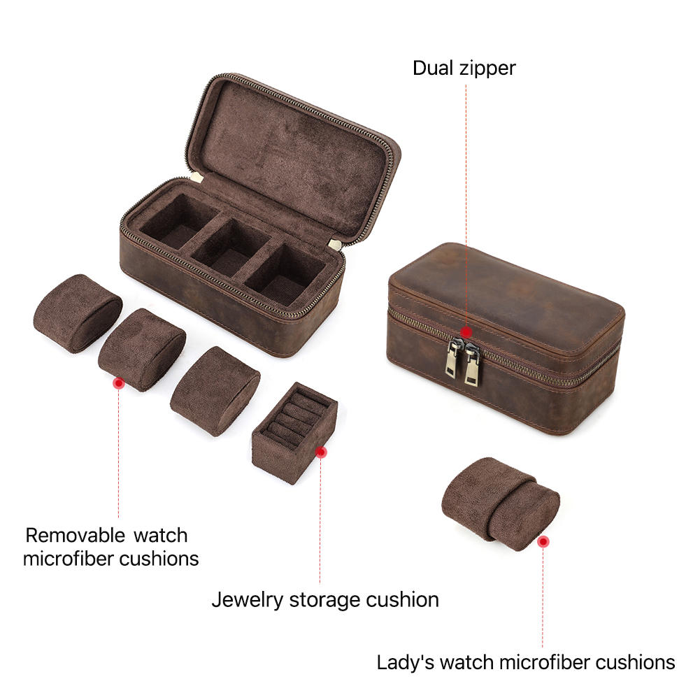 CONTACT'S FAMILY 3 vakjes Echt - Travel Jewellery & Accessories Organiser recensie en prijs