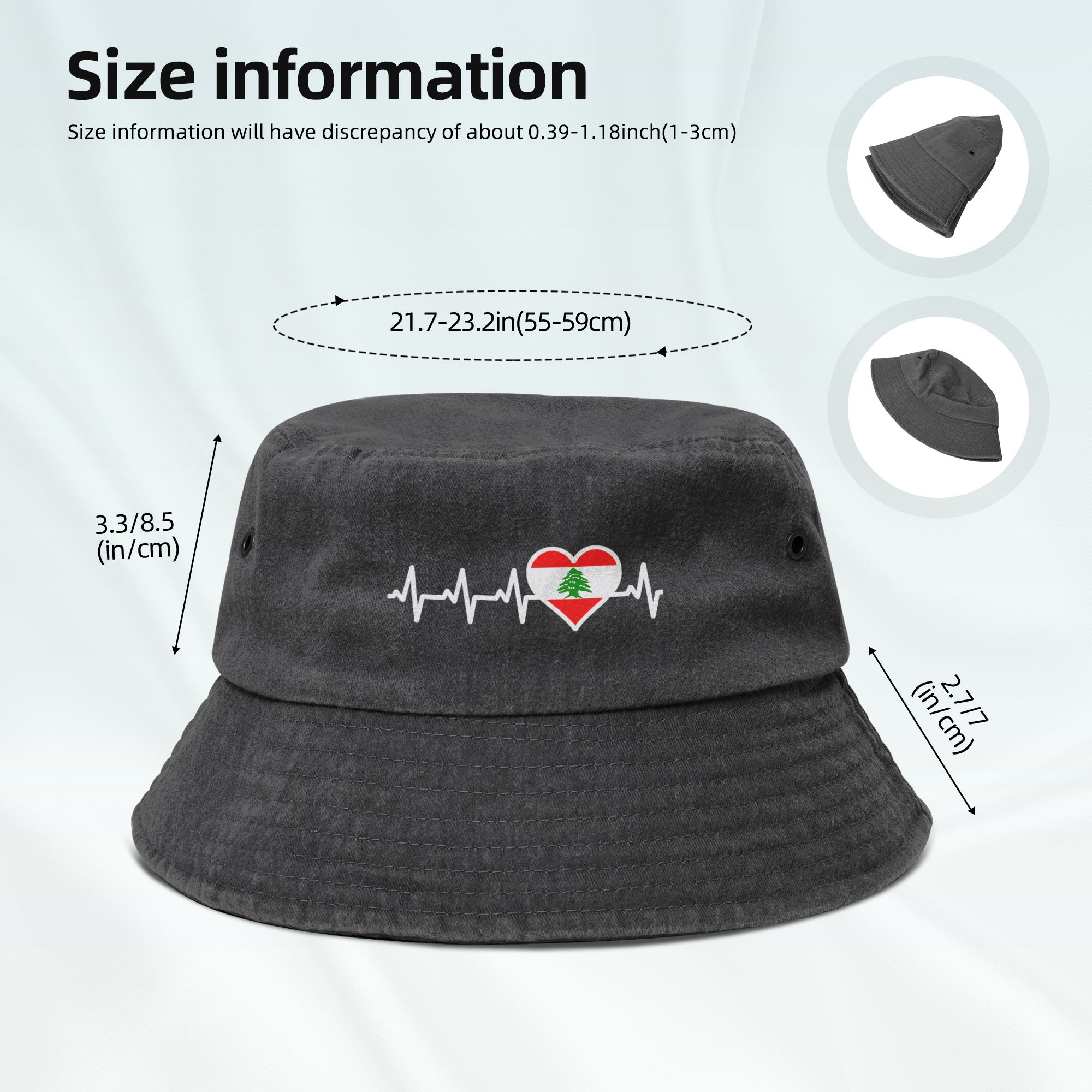 Libanon Vlag Hart Mannen Vrouw - Travel Accessories Lebanon recensie en prijs
