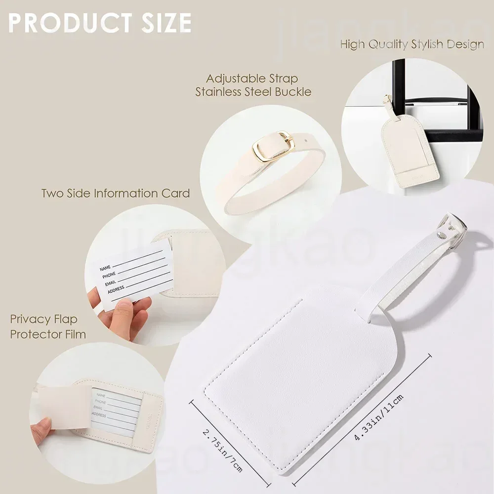 Gepersonaliseerde PU-bagagelab - Travel Accessories List recensie en prijs