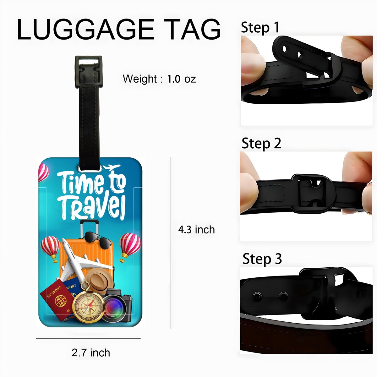 Reisstijl bagagelabel Heren Da - Travel Accessories List recensie en prijs