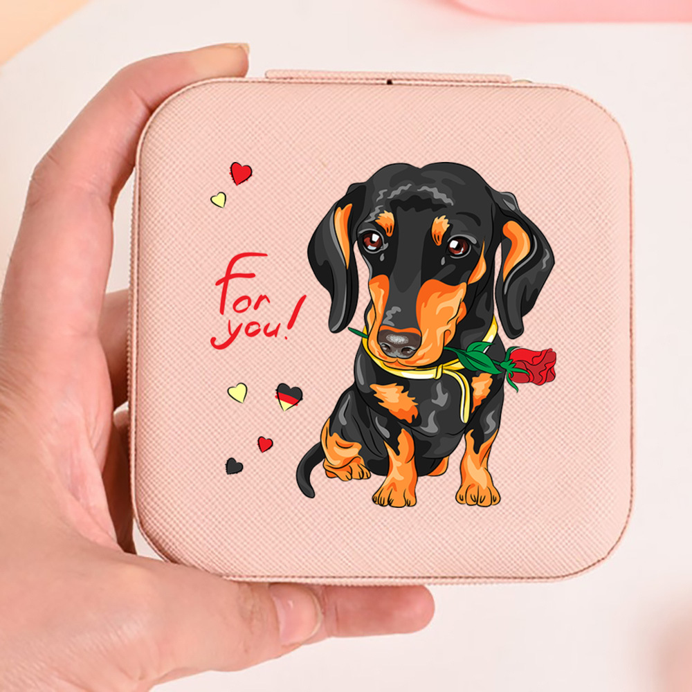 I Love Teckels Print Sieradend - Travel Jewellery & Accessories Organiser recensie en prijs