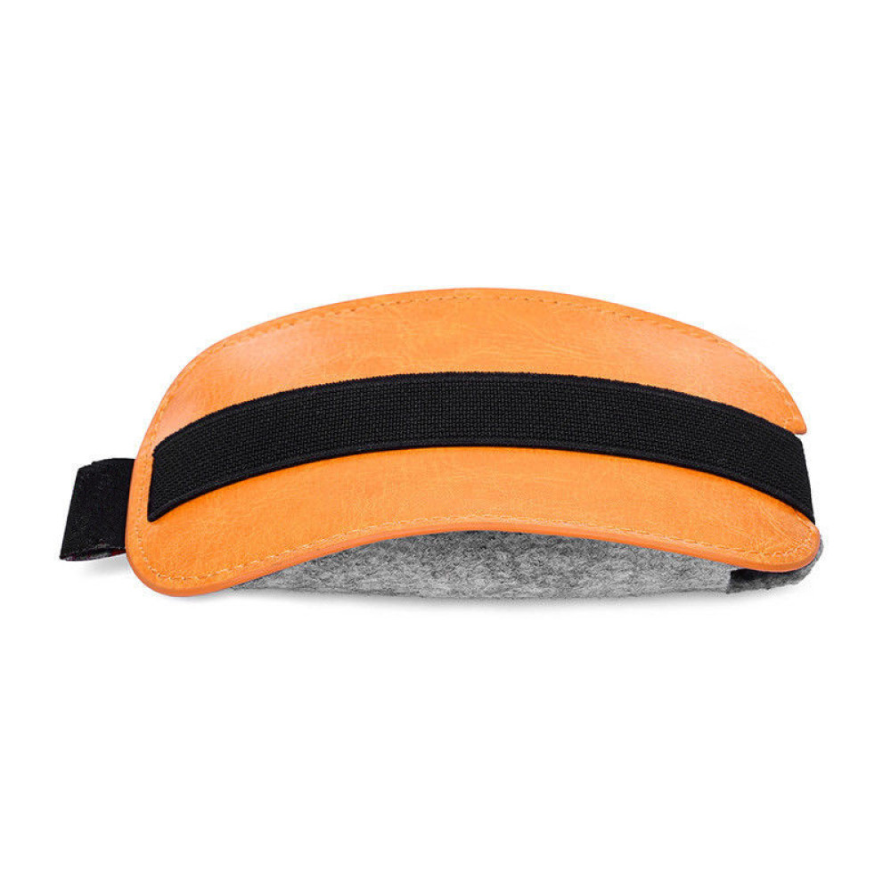 Oranje PU-leer vilten muiszakj - Travel Accessories Apple recensie en prijs